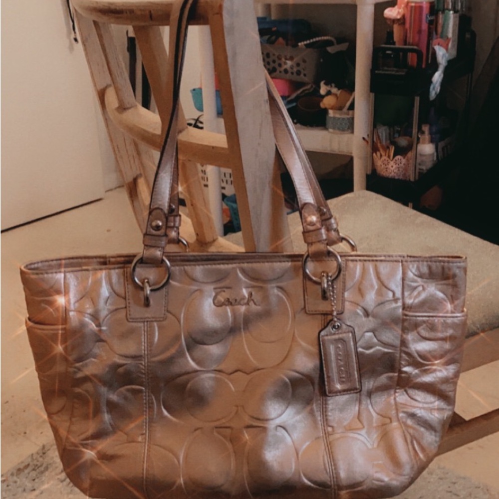 Gold Coach purse